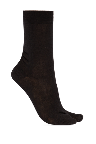 Maison Margiela BLACK Socks with `Tabi` Cut 1