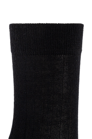 Maison Margiela BLACK Socks with `Tabi` Cut 2