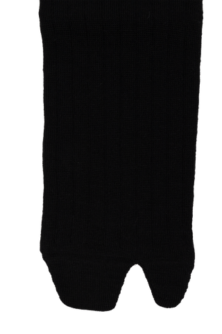 Maison Margiela BLACK Tabi cut socks 3