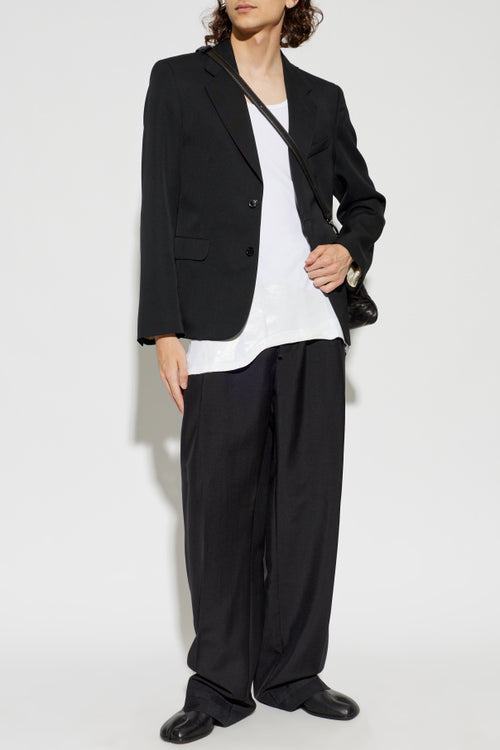 Maison Margiela BLACK Creased trousers 2