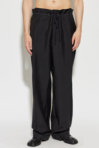Maison Margiela BLACK Creased trousers 3