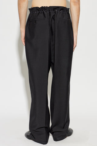 Maison Margiela BLACK Creased trousers 4