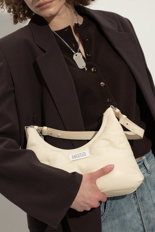 Maison Margiela cream "Glam Slam Small" shoulder bag 2