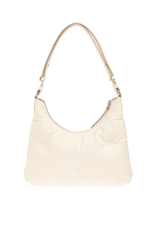 Maison Margiela cream "Glam Slam Small" shoulder bag 4