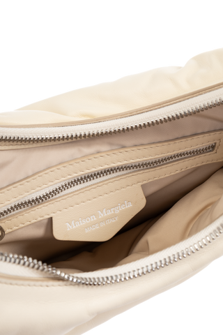 Maison Margiela cream "Glam Slam Small" shoulder bag 5