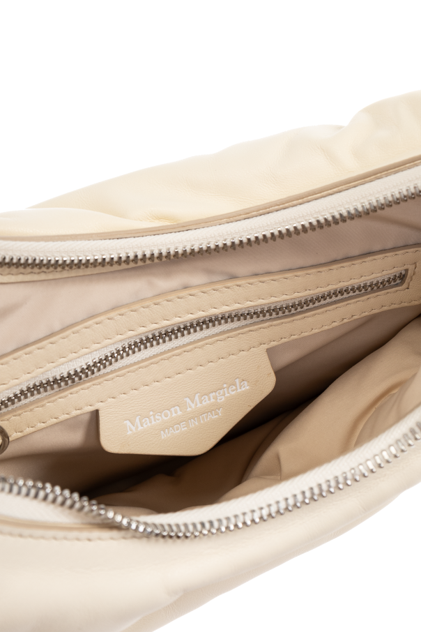 Maison Margiela cream "Glam Slam Small" shoulder bag 5