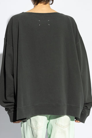 Maison Margiela GREY Sweatshirt with vintage effect 4