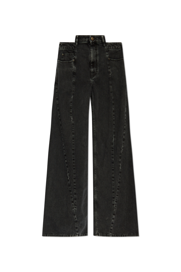 Maison Margiela BLACK Jeans with pockets 1
