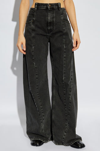 Maison Margiela BLACK Jeans with pockets 3