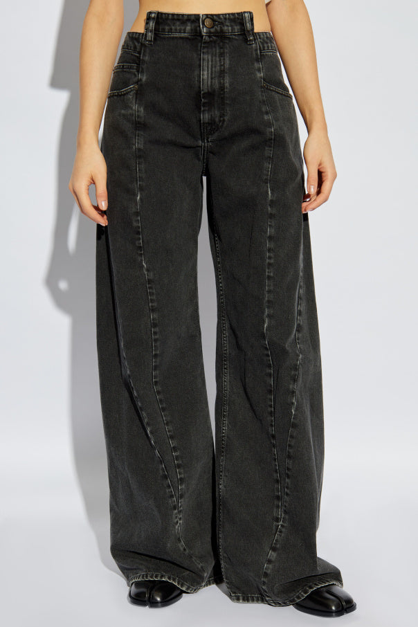 Maison Margiela BLACK Jeans with pockets 3