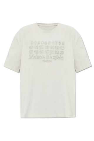 Maison Margiela GREY T-shirt with logo 1
