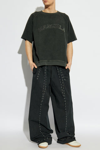 Maison Margiela GREY Sweatshirt with logo 2