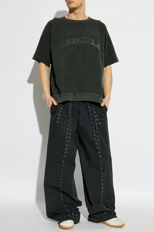 Maison Margiela GREY Sweatshirt with logo 2
