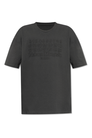 Maison Margiela GREY T-shirt with logo 1