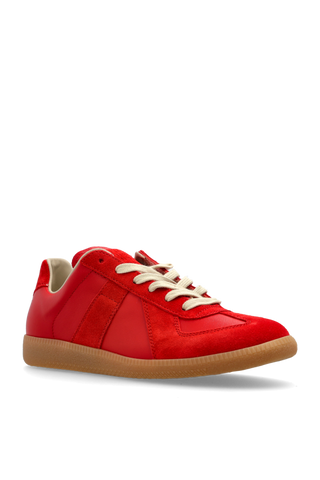 Maison Margiela RED Leather sports shoes 4