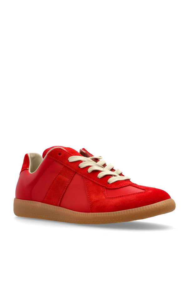 Maison Margiela RED Leather sports shoes 4