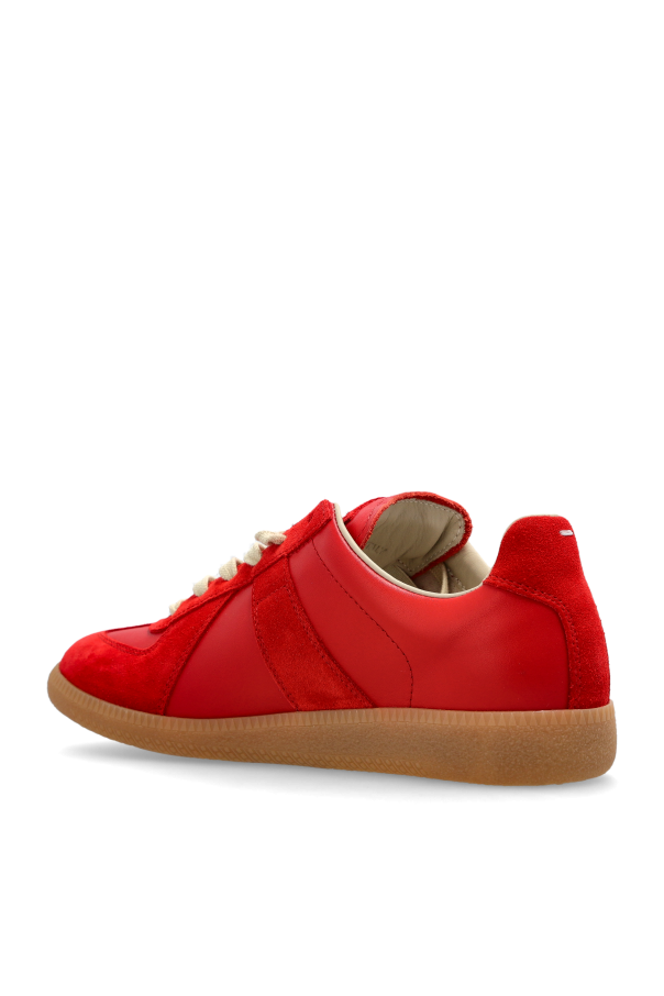 Maison Margiela RED Leather sports shoes 5