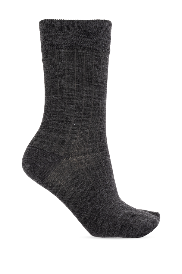 Maison Margiela GREY Wool socks 1
