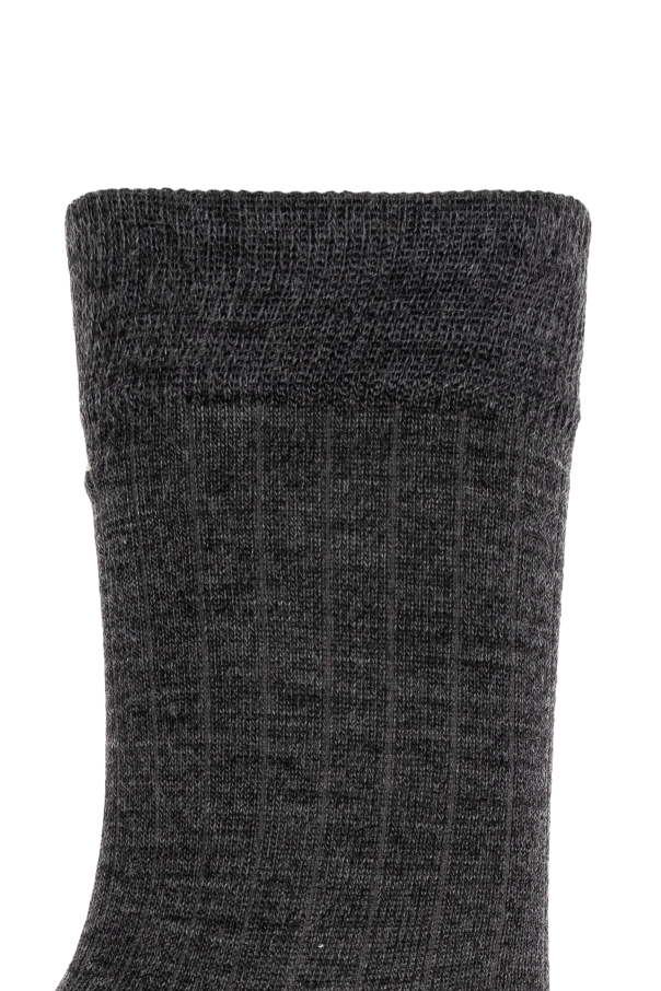 Maison Margiela GREY Wool socks 2