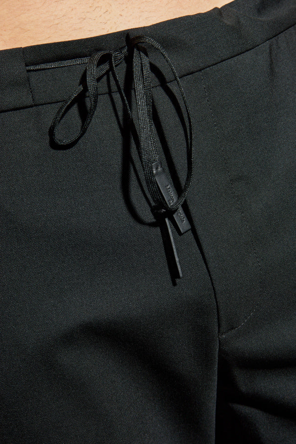 Maison Margiela BLACK Tapered leg trousers 5