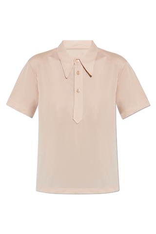 Maison Margiela PINK Short-sleeved polo shirt 1
