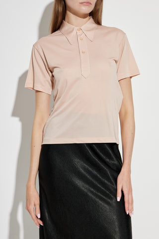 Maison Margiela PINK Short-sleeved polo shirt 3