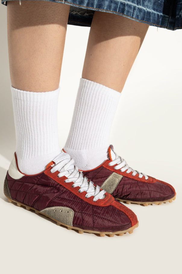 Maison Margiela BURGUNDY "Sprinters" sports shoes 2