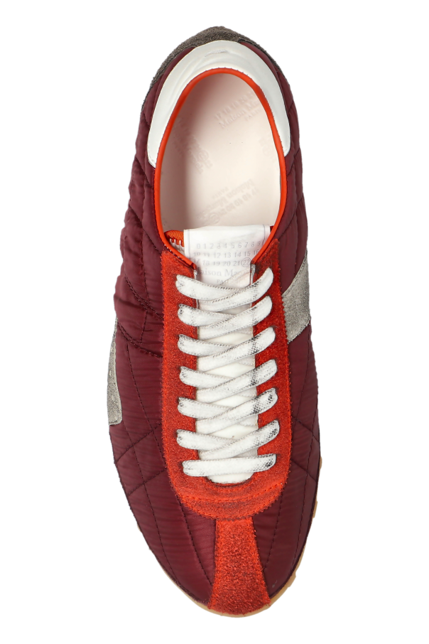 Maison Margiela BURGUNDY "Sprinters" sports shoes 6