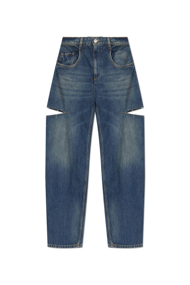 Maison Margiela BLUE Jeans with 'vintage' effect 1