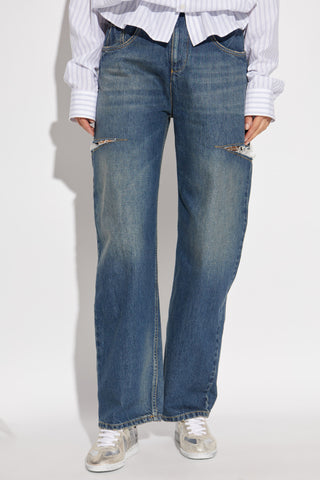 Maison Margiela BLUE Jeans with 'vintage' effect 3