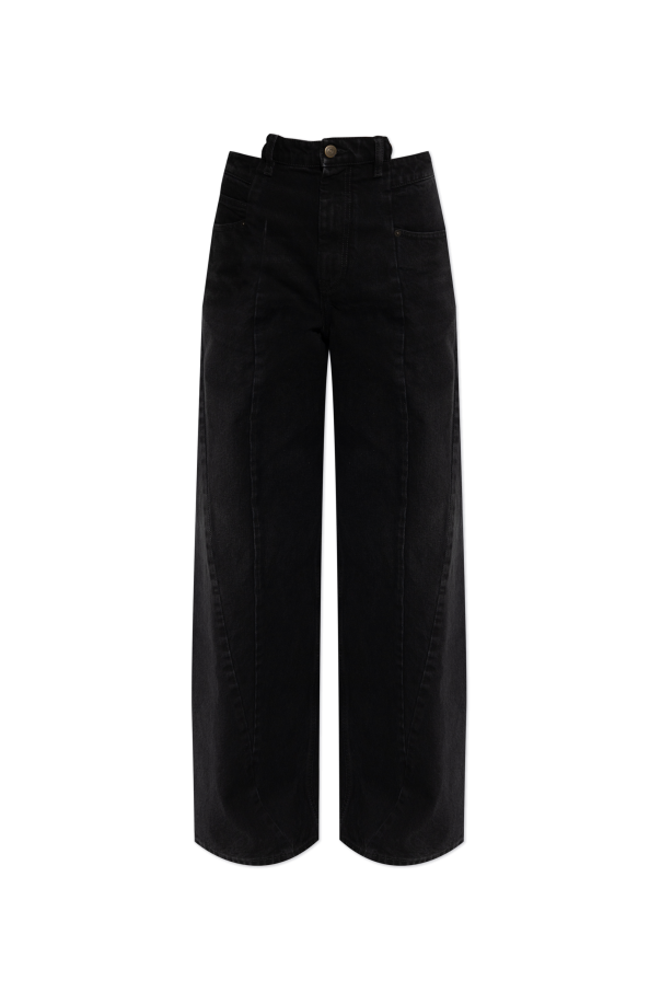 Maison Margiela BLACK Straight-leg jeans 1