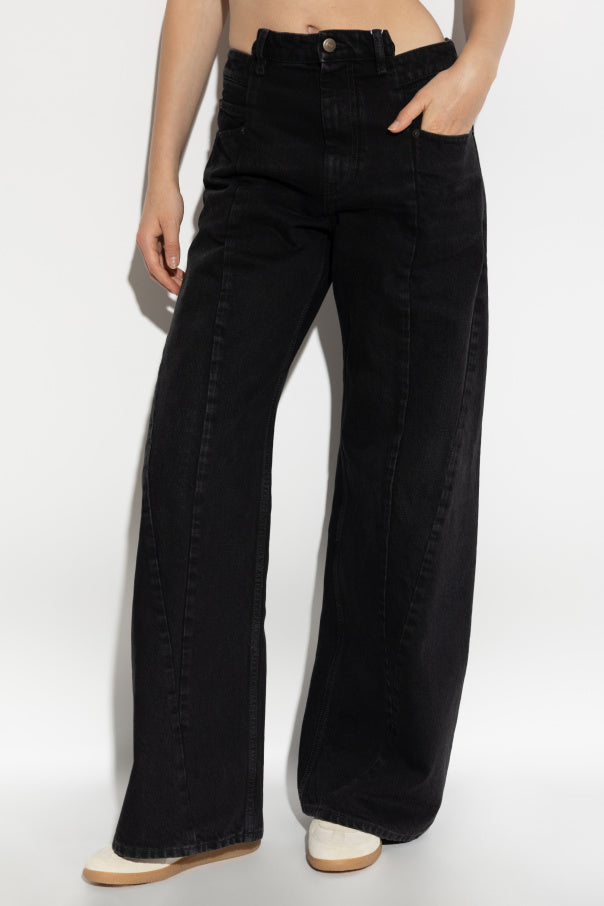 Maison Margiela BLACK Straight-leg jeans 3