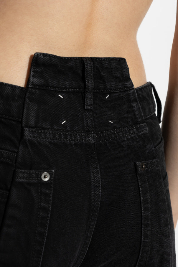 Maison Margiela BLACK Straight-leg jeans 5