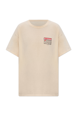 Maison Margiela beige T-shirt with logo 1