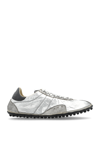 Maison Margiela SILVER Sports shoes with a metallic finish 1