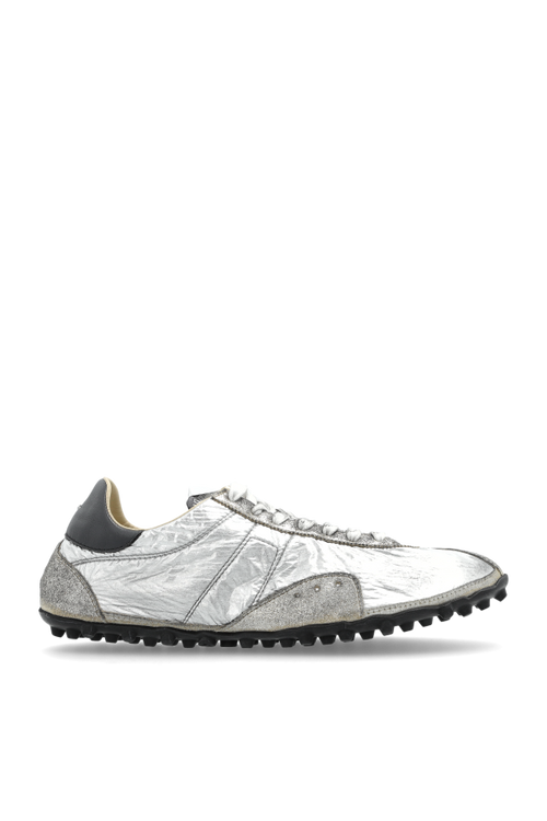 Maison Margiela SILVER Sports shoes with a metallic finish 1