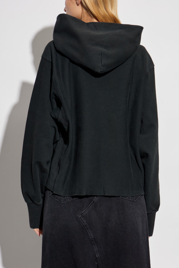 Maison Margiela BLACK Sweatshirt with logo 4