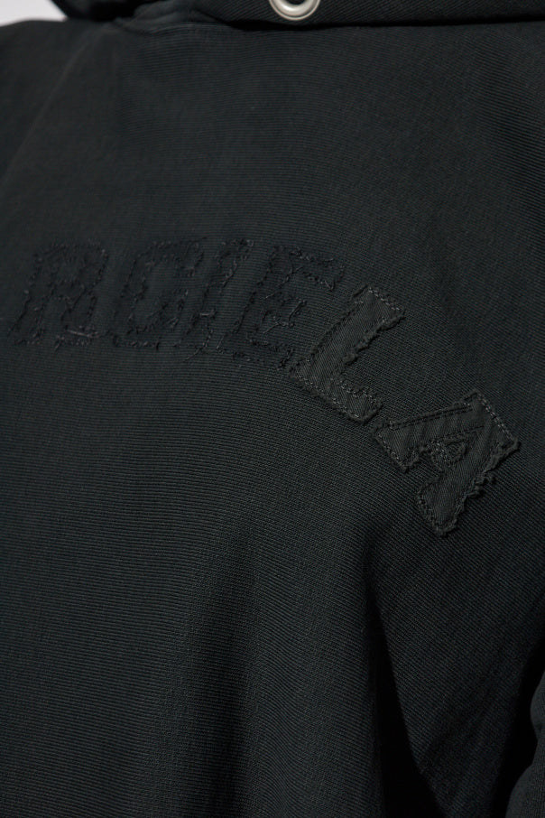 Maison Margiela BLACK Sweatshirt with logo 5