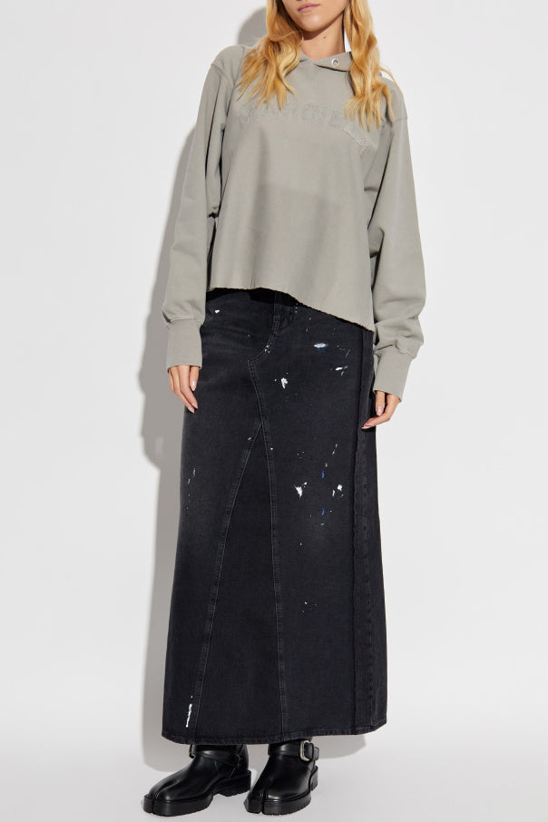 Maison Margiela GREY Sweatshirt with logo 2
