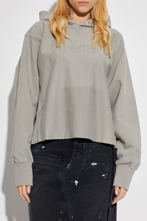 Maison Margiela GREY Sweatshirt with logo 3