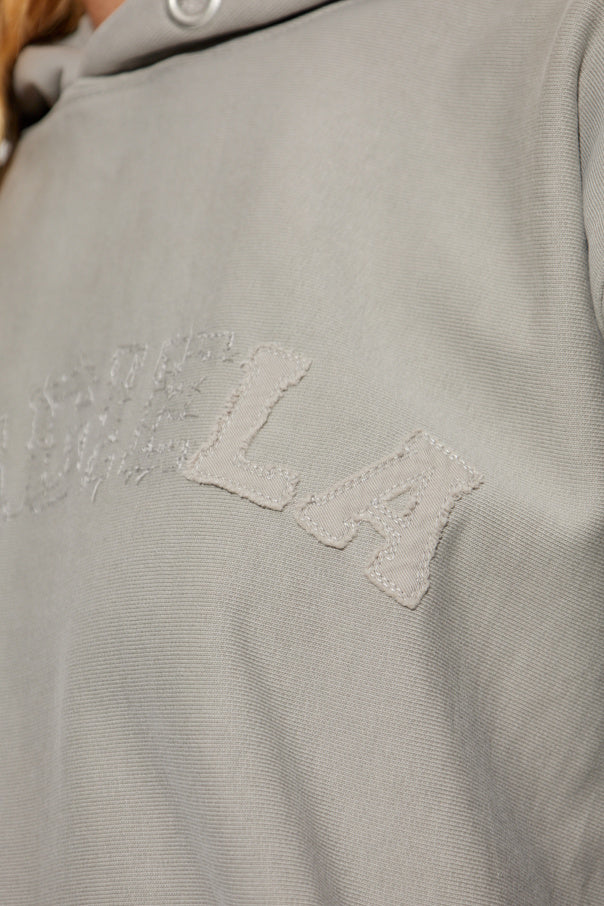 Maison Margiela GREY Sweatshirt with logo 5