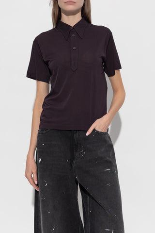 Maison Margiela PURPLE Polo shirt 3