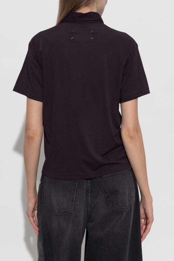 Maison Margiela PURPLE Polo shirt 4