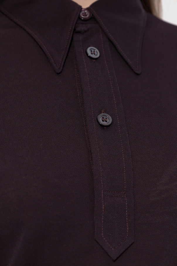 Maison Margiela PURPLE Polo shirt 5