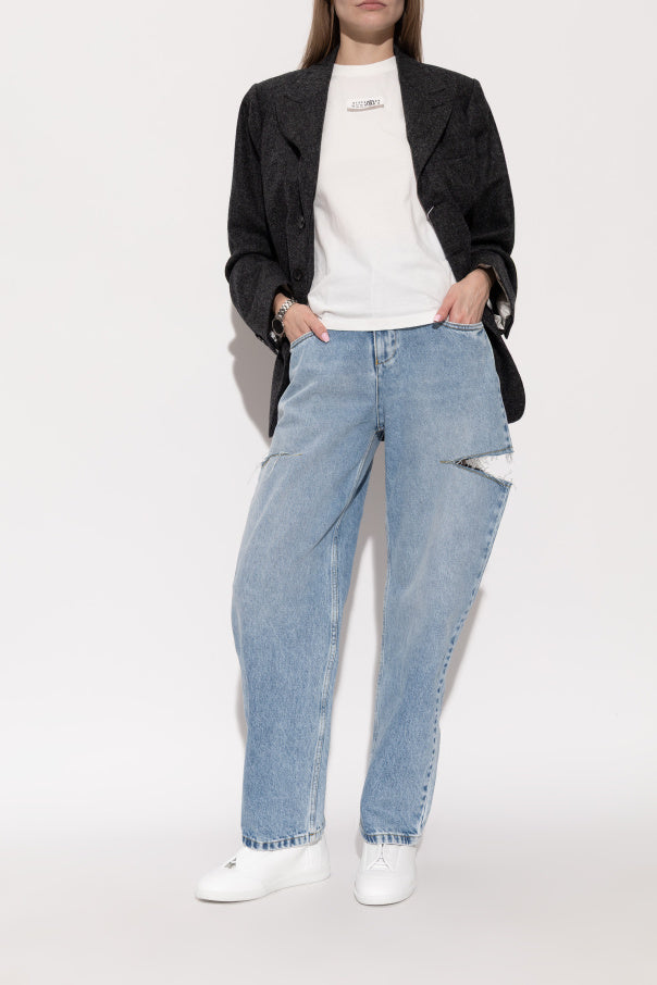 Maison Margiela WHITE Sports shoes above the ankle 3