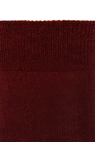 Maison Margiela BURGUNDY Tabi cut-out socks 2