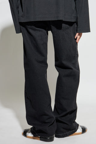 Maison Margiela BLACK Jeans with vintage effect 4