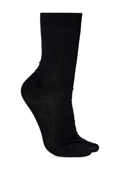 Maison Margiela BLACK Tabi cut socks 1
