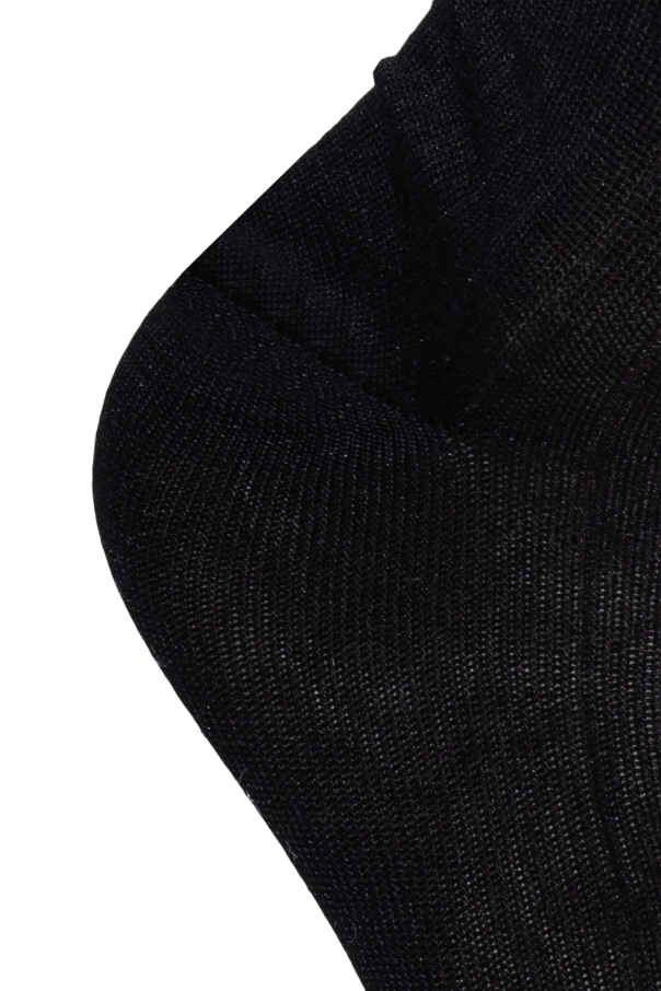 Maison Margiela BLACK Tabi cut socks 3