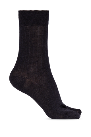 Maison Margiela NAVY BLUE Tabi cut socks 1